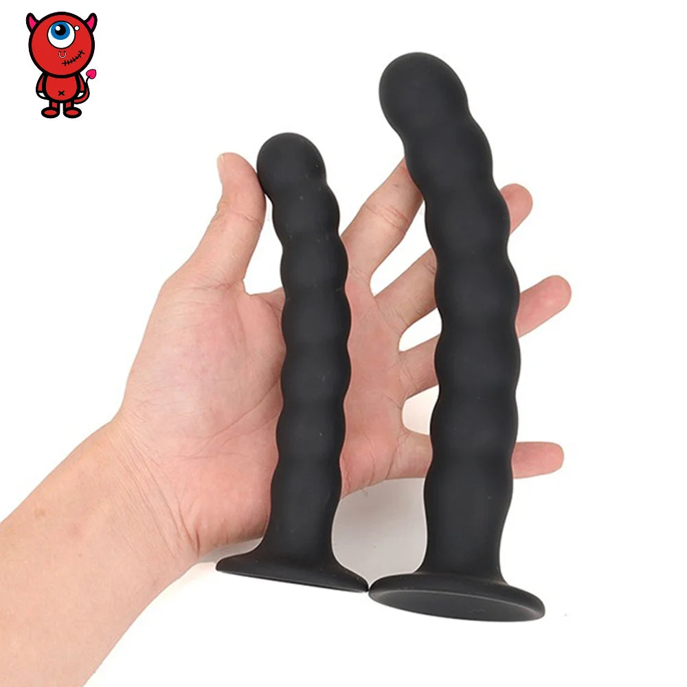 adult Toys for Man and Woman Anal Plug Prostate Massager adult Products Stimulator With Strong Sucker Silicone Bead Dildo