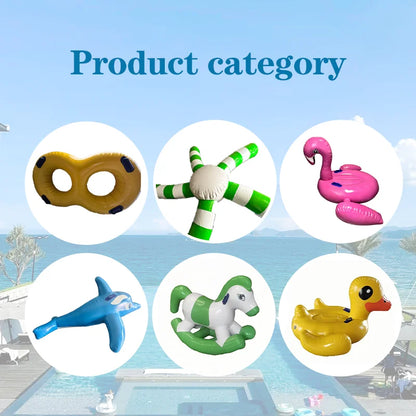 Inflatable Flamingo Pool Float Party Float Summer Beach Swimming Pool Raft Flamingo Ride-on