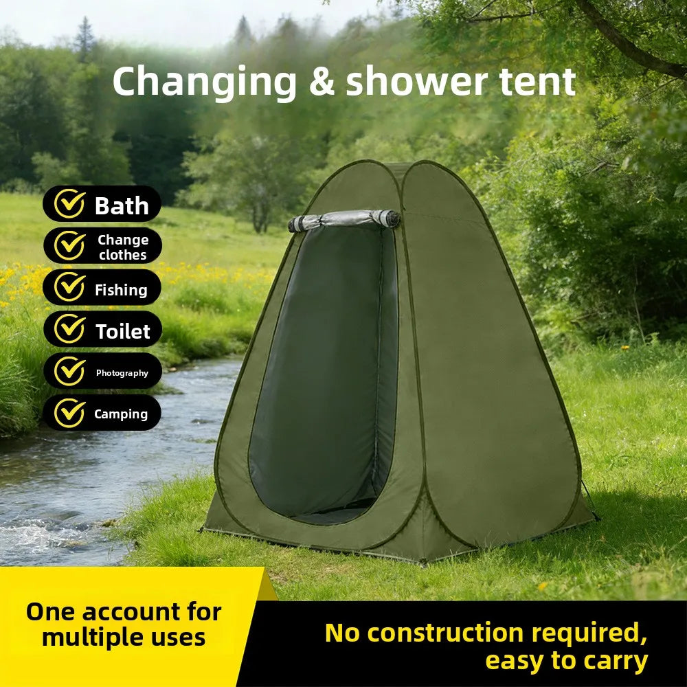 Instant Open Outdoor Privacy Tent, Portable Shower Changing Toilet Tent for Camping Fishing Sun Shade