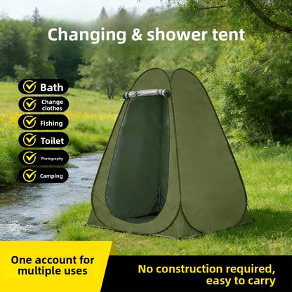 Instant Open Outdoor Privacy Tent, Portable Shower Changing Toilet Tent for Camping Fishing Sun Shade