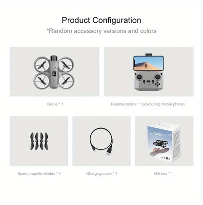 New D16 Drone HD Dual Camera Propeller Safety Design Optical Stream Positioning Three Sides Obstacle Avoidance VS DJI
