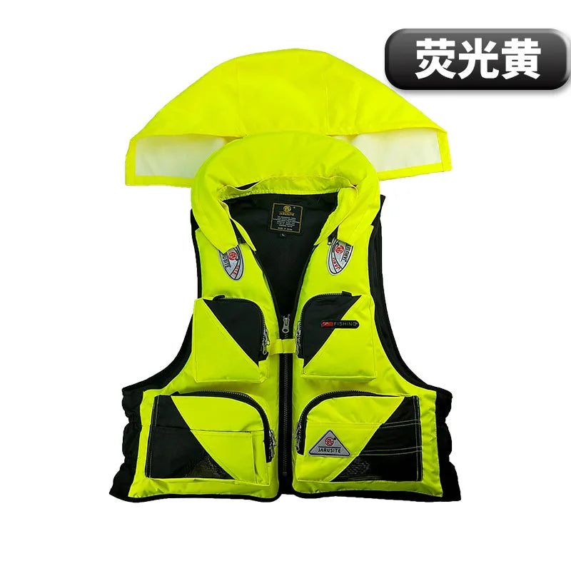 Outdoor Wading Sports Vest Adult Sea Fishing Life Jacket Sea Fishing Wading Multi-pocket Removable Quick-dry Fishing Life Jacket