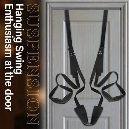 Sex Swing Hanging Door Swing Sex Bondage Adjustable Handcuffs Leg Adult Swing Sex Furniture for Couples Adult Sex Toys