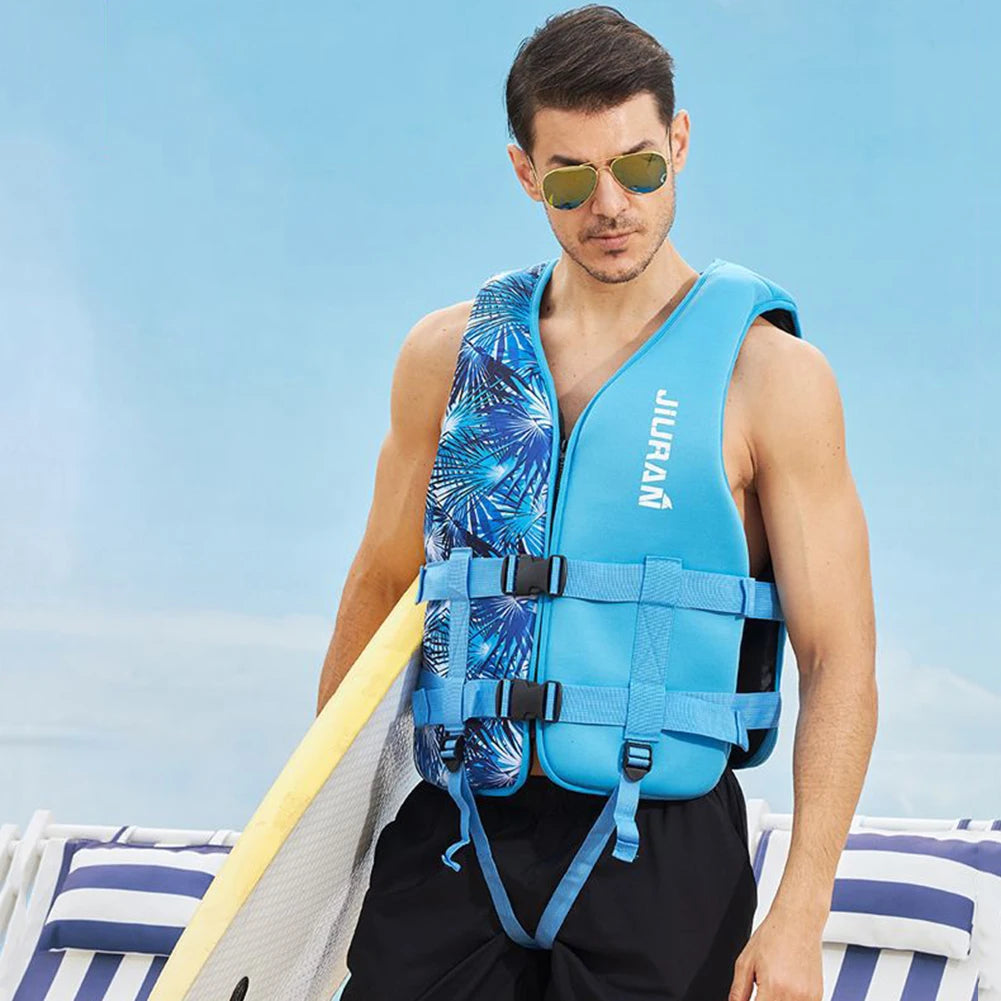 Neoprene Life Jacket Adult Children Life Vest Water Safe Fishing Vest Kayaking Boating Swimming Surfing Drifting Safe Life Vest