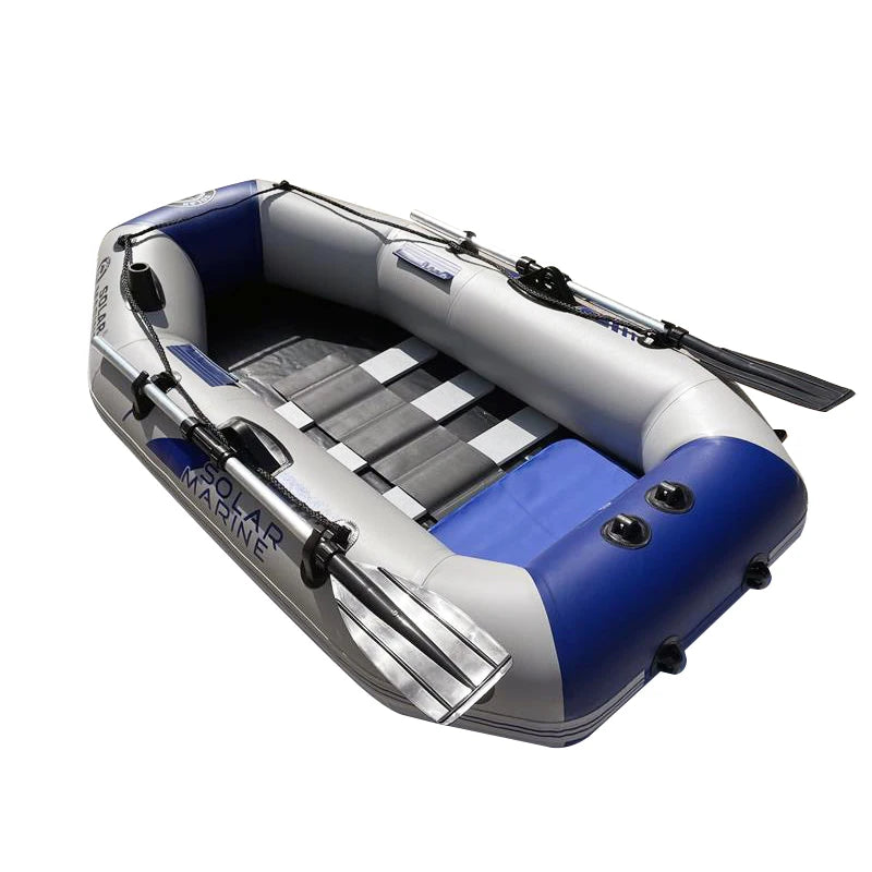 No Accessories Parts B175 Solar Marine 0.7 mm PVC Inflatable Rowing Fishing Boats One Person Kayak Canoe Dinghy Waterplay Craft