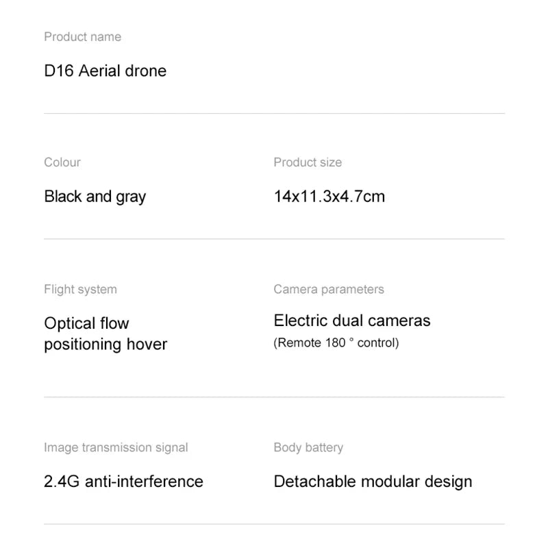 Xiaomi D16 Drone 8K Aerial GPS Avoidance Bushless Motor Drone Electric Adjustment HD Profesional Dual-camera Optical Flow