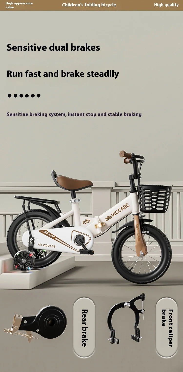 Children's Bicycle2-9Year-old children's bicycles for girls and boys, foldable bikes
