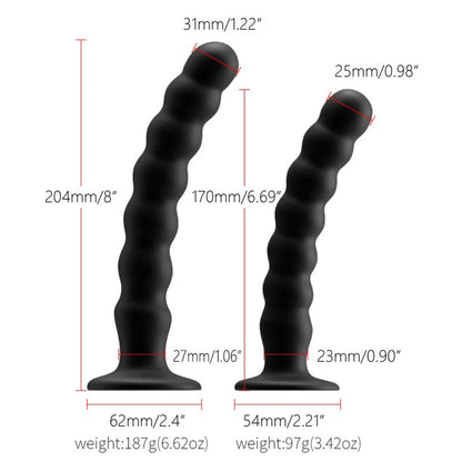 adult Toys for Man and Woman Anal Plug Prostate Massager adult Products Stimulator With Strong Sucker Silicone Bead Dildo