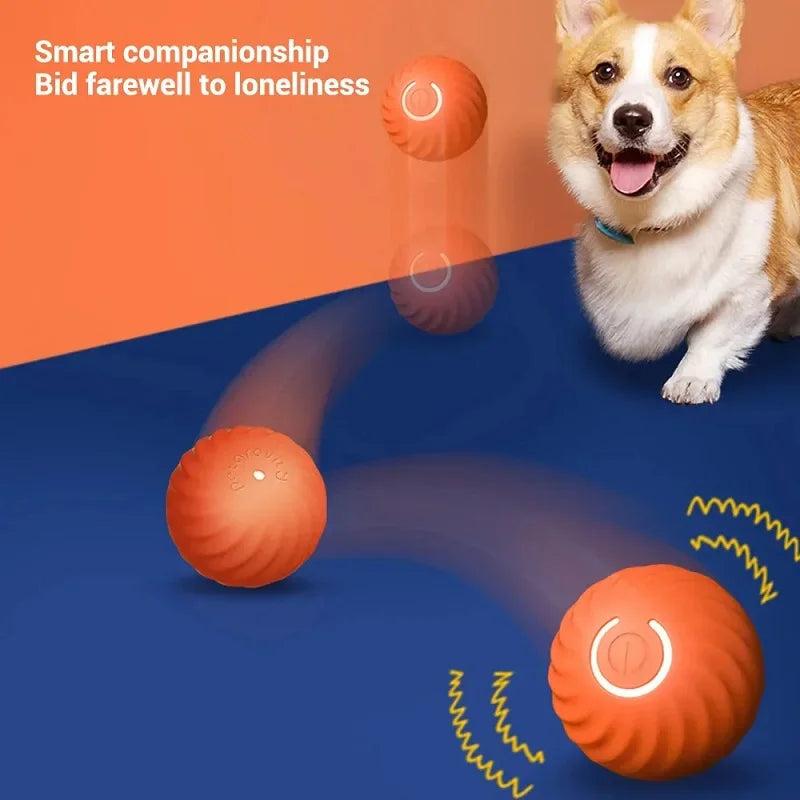Dog Toy Ball With Automatic Movement, Bouncing Ball, Intelligent Usb Charging, Interactive Ball For Dogs, Chew Toy Ball For Dogs