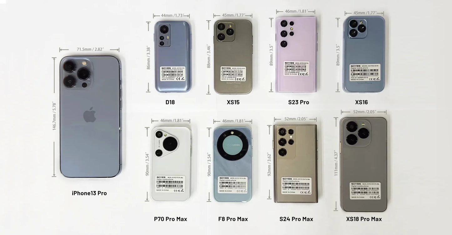 SOYES XS15 Mini Android8.1 Smart Phone 3.0 Inch Display 2GB RAM 16GB ROM Dual SIM Standby Play Store 3G Little Phone