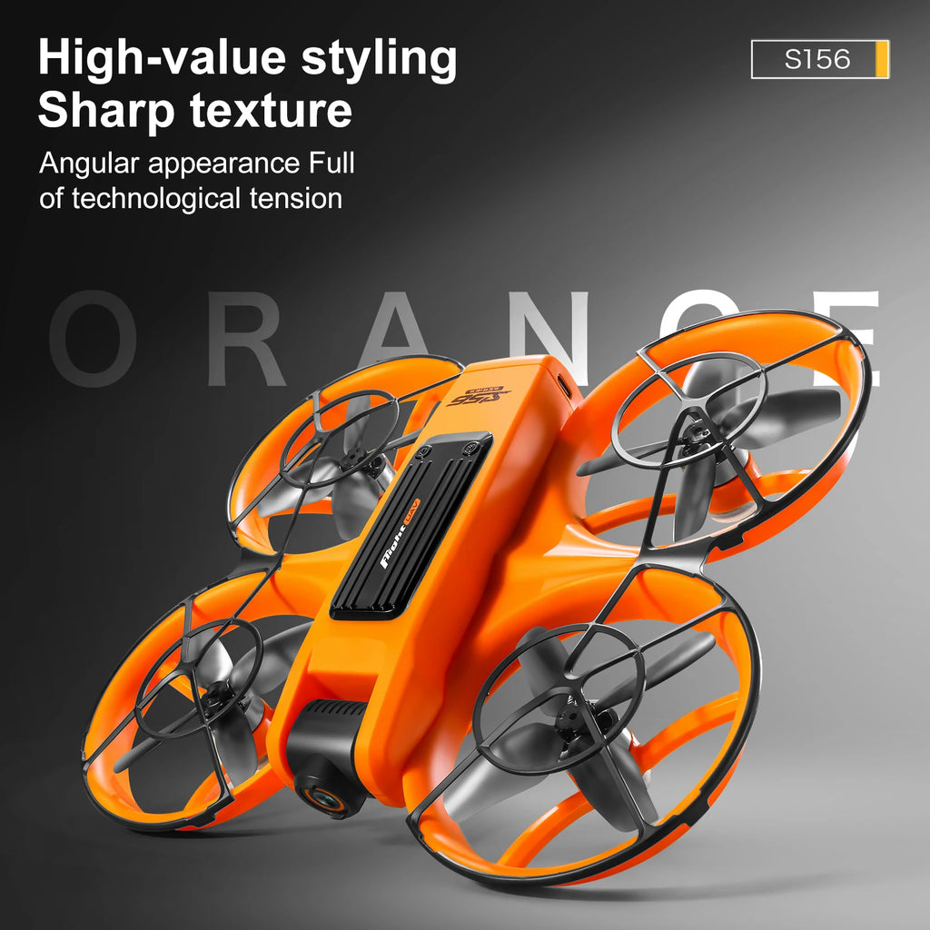 2025 New S156 Drone with Screen Brushless Optical Stream Positioning Quadcopter with Camera FPV Traverser Novice Toy Airplane