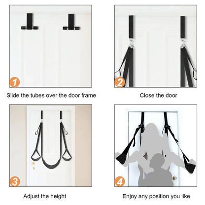 2025 NEW Sex Swing with Seat Bondage Bondage Adjustable Straps Hanging Love Slings for Women Couples SM Adult Sex Game Products