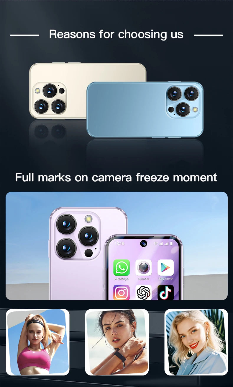 2025 NEW mini Android Smartphone 3.88" HD Display,4G LTE/3G WCDMA,4GB+128GB/2GB+16GB,2000mAh Battery Small Mobile Phone Unlocked