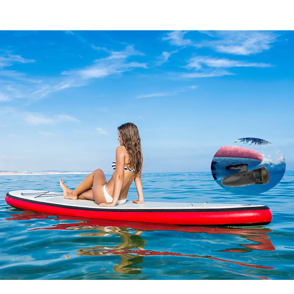 M1 Multi-fonctio Water Proof and Removable Battery Underwater Sea Scooter Electric Booster for Diving Snorkeling Sea Adventure