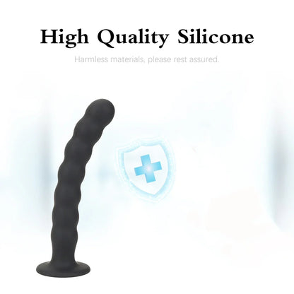 adult Toys for Man and Woman Anal Plug Prostate Massager adult Products Stimulator With Strong Sucker Silicone Bead Dildo