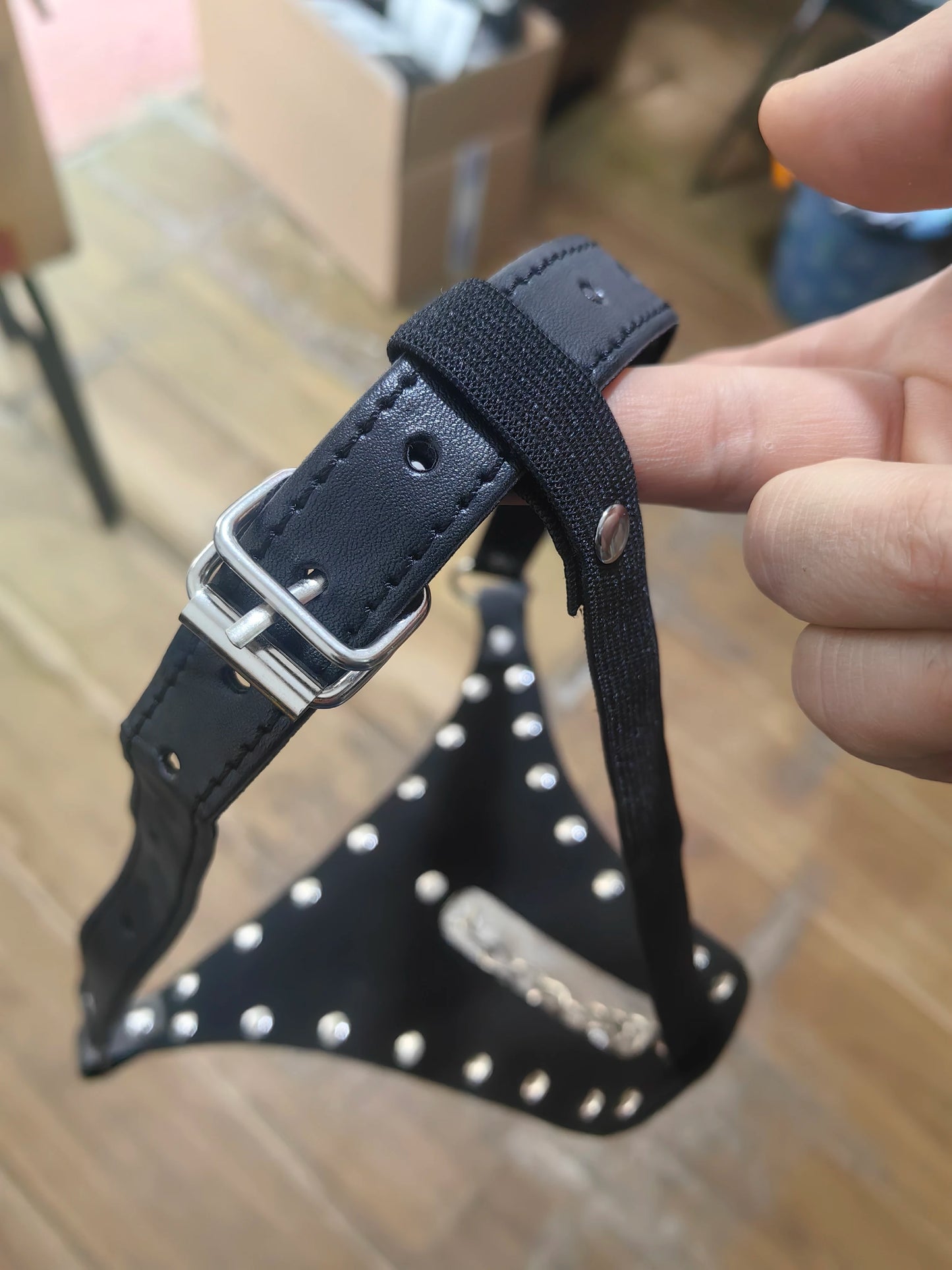 Thierry aAdult Games Female Sex Products Exotic PU Leather Black Thongs Sexy Chain Sexy Chain Adjustable Chastity Belt for Women