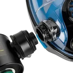 Mini Scuba Tank and Snorkel Mask Combo, 0.5L Scuba Gear with 6-10 Mins of Underwater Breathing, Underwater Breath System