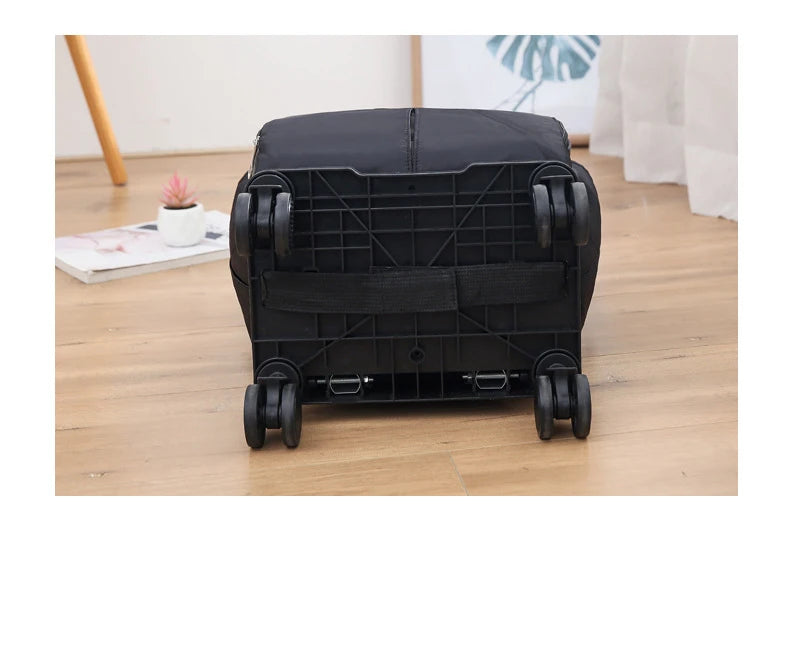 Wheeled bag for travel trolley bags Women travel backpack with wheels Oxford large capacity Travel Rolling Luggage Suitcase Bag