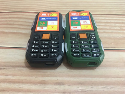 Mini Rugged Mobile Phone, 1.8", Push Button,Dual Sim, BT,Dual Flashlight, MP3,Wireless FM,BigHorn Dustproof Shockproof CellPhone