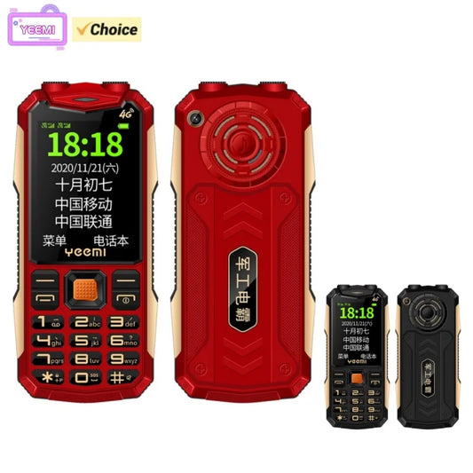 New Yeemi K1+ Mobile Phone 2.4inches GSM 2G Big Button Mp3/Mp4 Loud Voice Dual SIM Cards 4G Original Cellphone for Elderly