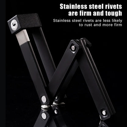 Keep Cycles Safe with OFFBONDAGE Durable Folding Bike Lock; Anti-Theft Security for Motorcycles, Electric Bikes & Scooters