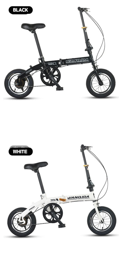 Student Off-road Racing Bike Folding Mountain Bike for Adult Male and Female Teenagers