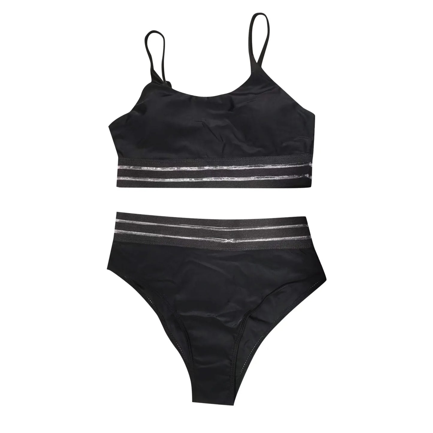Female Bathing Suit Swimwears Women'S Sexy Triangle Bikini Two Pieces High Waisted Female Swimwear Summer Bikinis Sets купальник