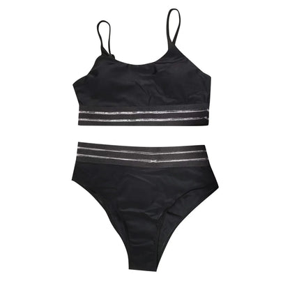Female Bathing Suit Swimwears Women'S Sexy Triangle Bikini Two Pieces High Waisted Female Swimwear Summer Bikinis Sets купальник