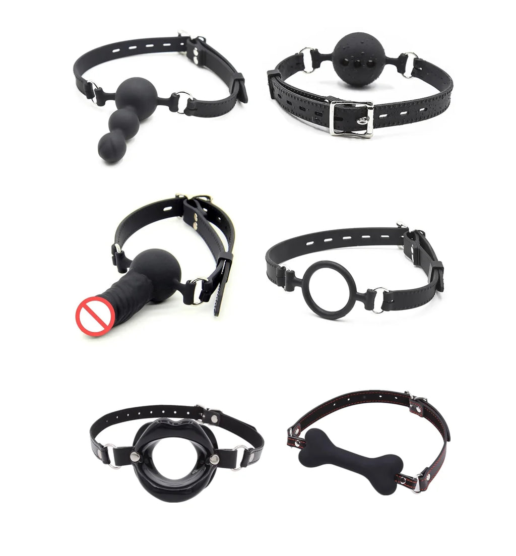 Adult Toys Sex Products Lots Gag Ball Bdsm Sex Bondage Set Open Mouth Gag Exotic Accessories Sex Toys For Women