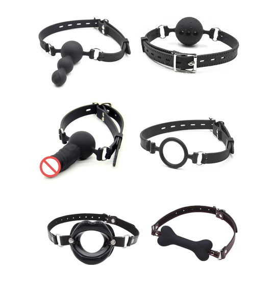 Adult Toys Sex Products Lots Gag Ball Bdsm Sex Bondage Set Open Mouth Gag Exotic Accessories Sex Toys For Women