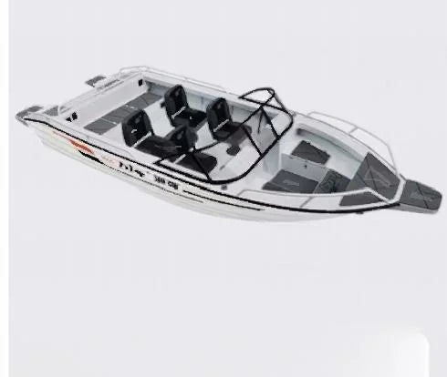Best Value Aluminum Alloy Speedboat for 6-8 Passengers Comfortable Handrails for Fishing or Sports Yachting