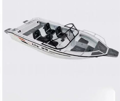 Best Value Aluminum Alloy Speedboat for 6-8 Passengers Comfortable Handrails for Fishing or Sports Yachting