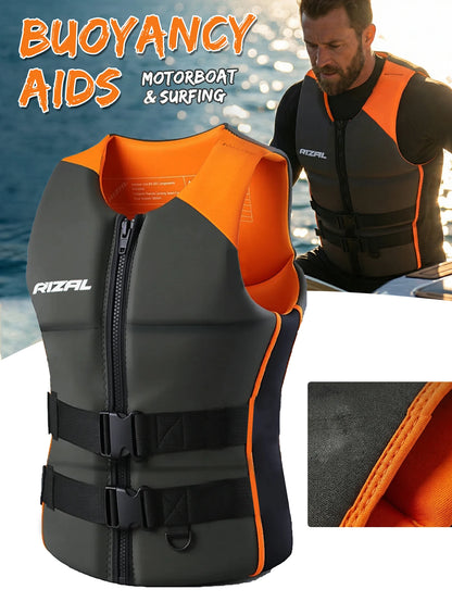 Life Vest Adults Surf Vest Kayak Wakeboard Motorboats Raft Rescue Boat Ski Water Sports Swimming Drifting Rescue Life Jacket