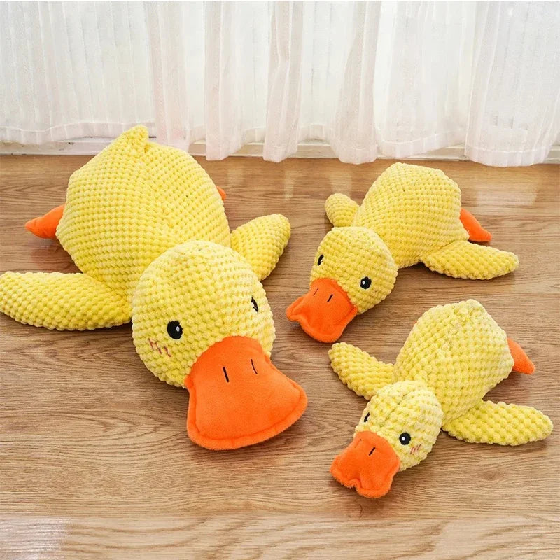 Dog~toy  plush  companion sleeping  duck  bite  resistant  teeth  grinding  sound  relief  duck  sound  toy