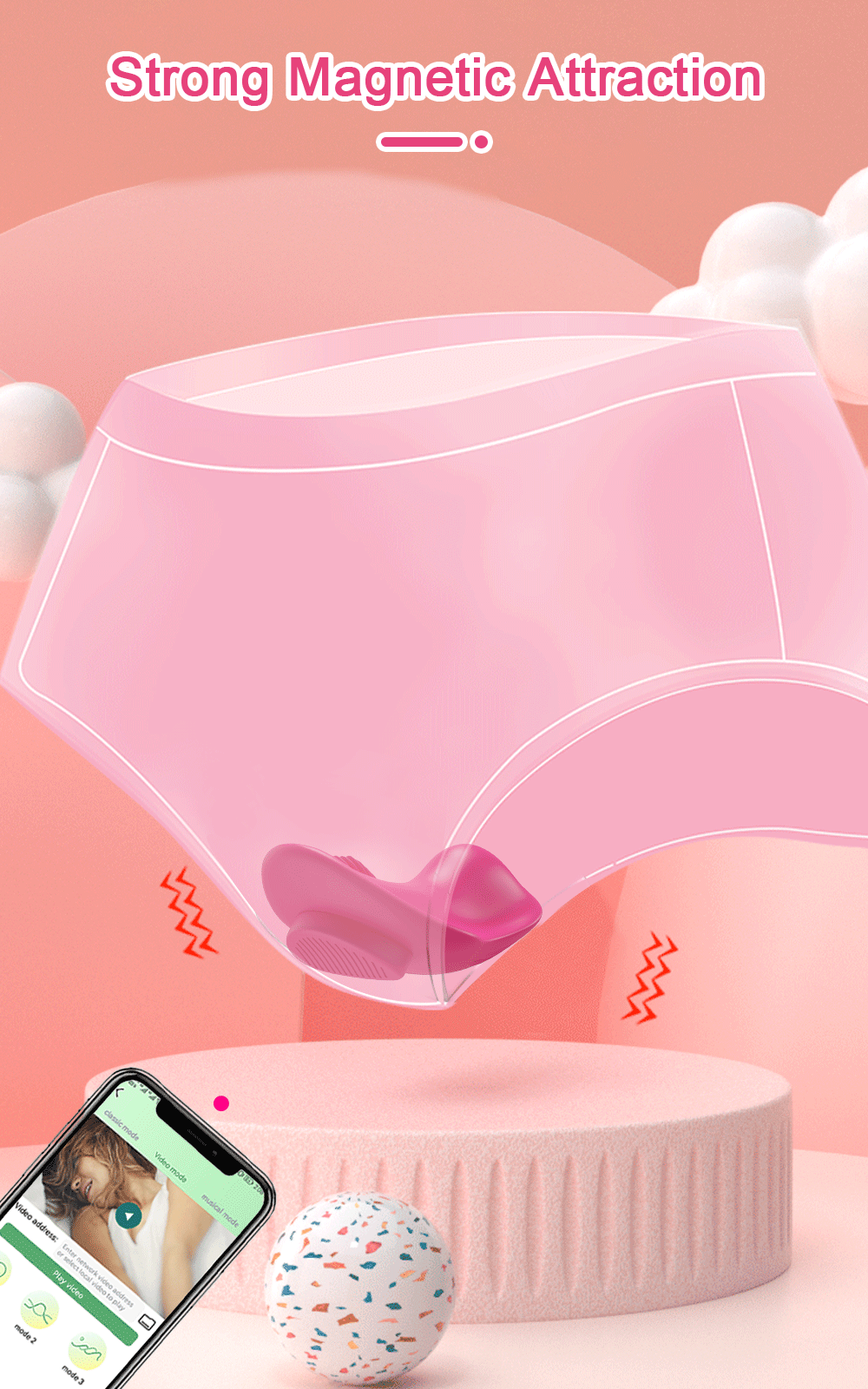 Adult Sex Toys for Women Magnetic Wearable Panty Vibrators Clitoral G Spot Vibration Masturbator Erotic Sexy Shop Products 18+