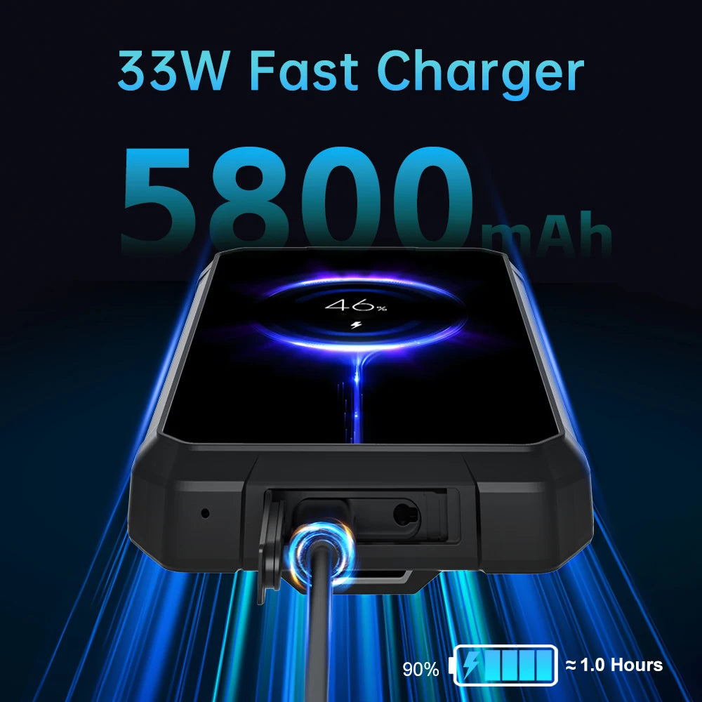 Unihertz 8849 Tank Mini Rugged Smartphone 4.3 Inch Small Cell Phone 24GB+256GB Android 13 5800mAh 100MP Cameras IP68/IP69K Phone