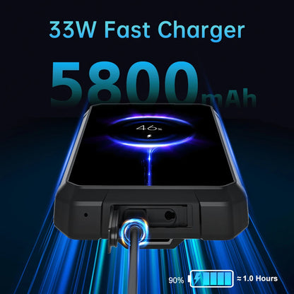 Unihertz 8849 Tank Mini Rugged Smartphone 4.3 Inch Small Cell Phone 24GB+256GB Android 13 5800mAh 100MP Cameras IP68/IP69K Phone