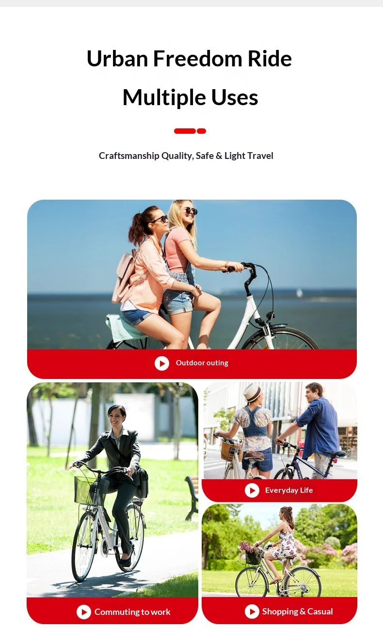 Folding Bike 20 Inch Aluminum Alloy Lightweight Commuter Bicycle 7 Speed Portable City Travel Ultralight Folding Bikes Grey