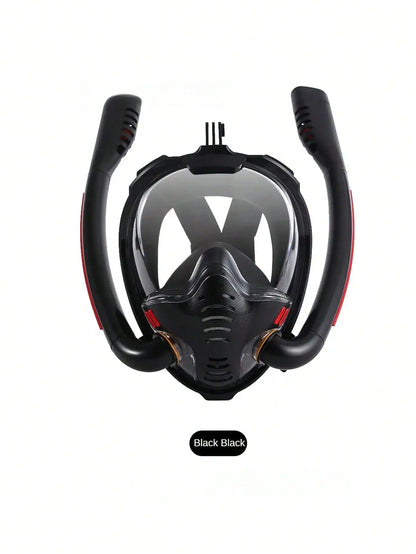 Adult panoramic anti-fog diving mask dry top system snorkeling mask, full face snorkeling mask, adult snorkeling equipment, divi