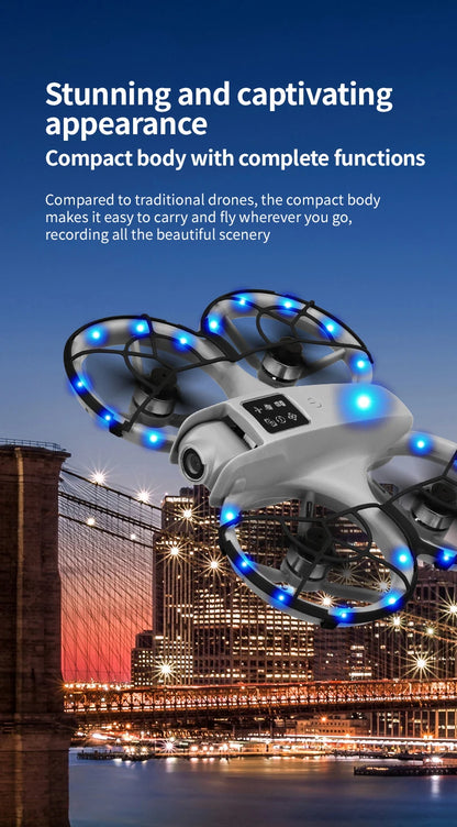 RC Dron with Glasses WIFI FPV H36 Drone Wide Angle HD 4K Camera Height Hold RC Foldable Quadcopter Dron Helicopter Toys Gifts