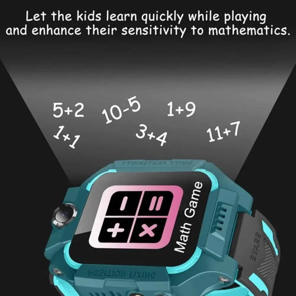 Lenovo Q19B Kids Smart Watch With Headset 4G GPS Location Tracker Sim Card Waterproof Call Camera Mobile Smartwatch For Gift