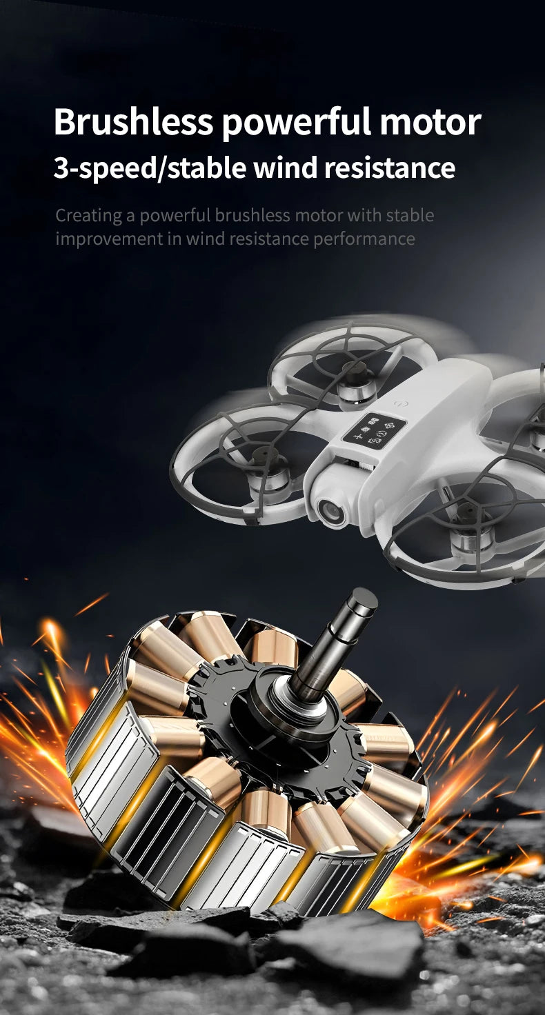 RC Dron with Glasses WIFI FPV H36 Drone Wide Angle HD 4K Camera Height Hold RC Foldable Quadcopter Dron Helicopter Toys Gifts