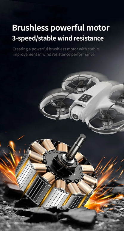 RC Dron with Glasses WIFI FPV H36 Drone Wide Angle HD 4K Camera Height Hold RC Foldable Quadcopter Dron Helicopter Toys Gifts