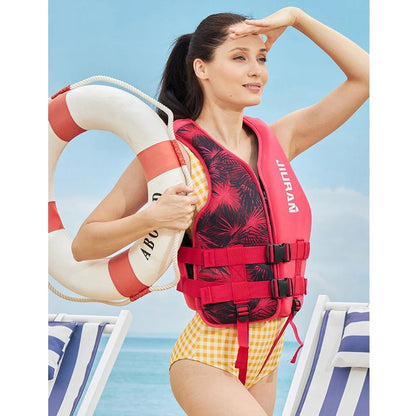 Neoprene Life Jacket Adult Children Life Vest Water Safe Fishing Vest Kayaking Boating Swimming Surfing Drifting Safe Life Vest