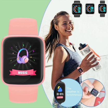 Smart Watch For Men Women Sport Mode Music Control Calorie Distance Fitness Smart Band Message Remind Smart Bracelet Android IOS