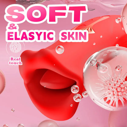 Adult Toys for Women Clitoral Stimulator Tongue Simulating Vibrator Breast Stimulator Clitoral Stimulation Anal Stimulation