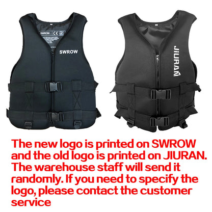 Portable fashion adult children's life jacket neoprene swimming life jacket water sports fishing kayak surfing life jacket 2023