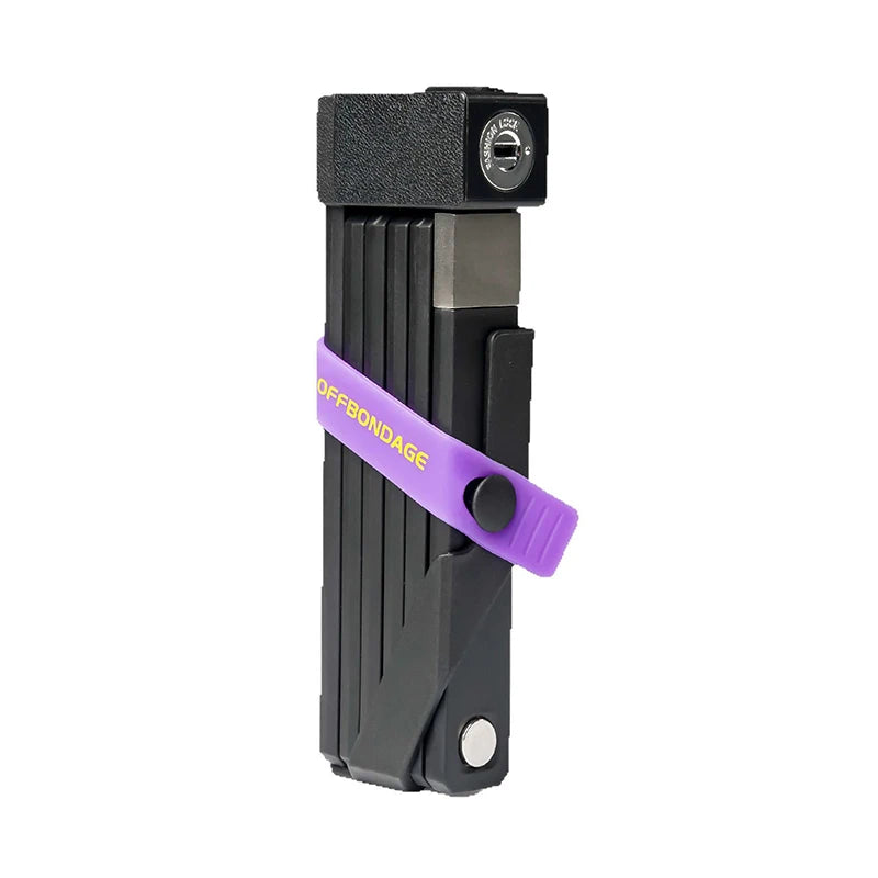 Keep Cycles Safe with OFFBONDAGE Durable Folding Bike Lock; Anti-Theft Security for Motorcycles, Electric Bikes & Scooters