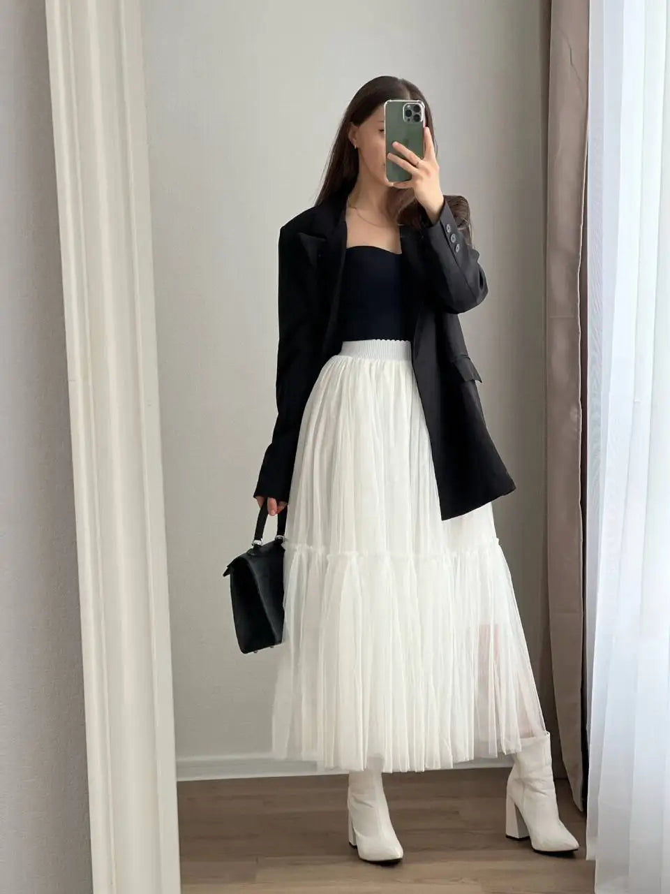 Hirsionsan Pleated Cake Skirts Women 2024 New Korean Harajuku Sweet Lace Skirt Ladies Elegant Party Ball Gown Female Mesh Skirt