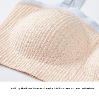Lingerie Adjustable Wireless Bra Close-fitting Elastic Traceless Brassiere for Women Anti-sagging Gathered Breasts Seamless Bras